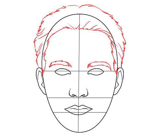 jak nakreslit tvář člověka
