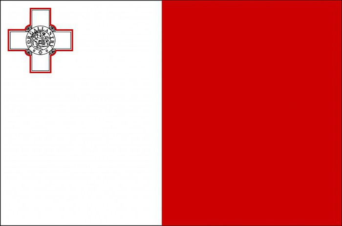 Malta: vlajka a její historie
